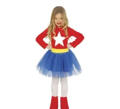 Costume di super america con tutu