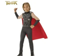Costume di Thor Opp con mantello rosso in scatola per ragazzi