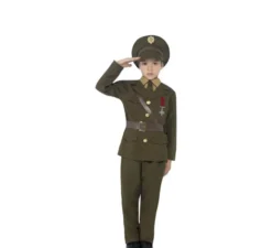 Costume di ufficiale dell'esercito per ragazzo
