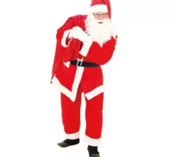 Costume di velluto santa per adulto