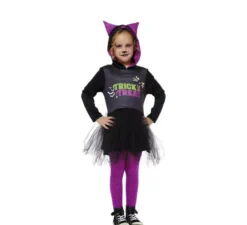Costume dolcetto o scherzetto da gatto carino per ragazza