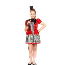 Costume Domatore Abito a righe per bambina