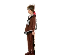 Costume doppio da indiano e cowboy per bambino