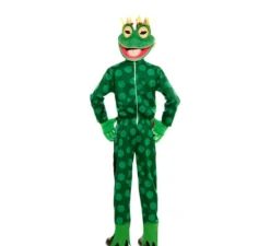 Costume Doppio da Principe azzurro e rana per bambino