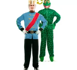 Costume Doppio da Principe azzurro e rana per uomo
