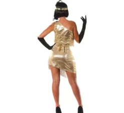 Costume d'oro a charleston per donna