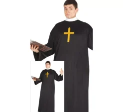 Costume economico da prete per uomo