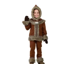 Costume eschimese marrone per bambino