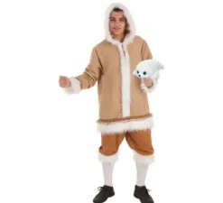 Costume eschimese per un uomo