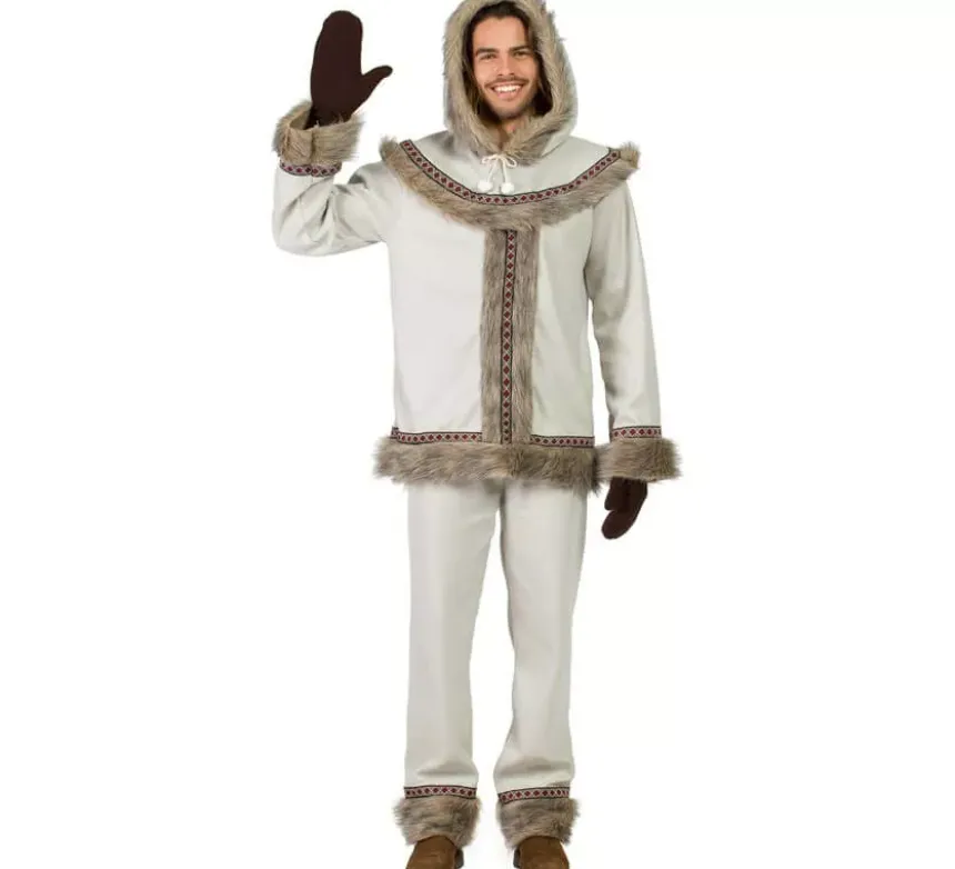 Costume eschimese per un uomo
