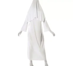 Costume fantasma suora bianca per donna in Halloween