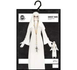 Costume fantasma suora bianca per donna in Halloween