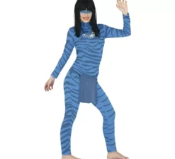 costume Felina Blu Extraterreste per le donne