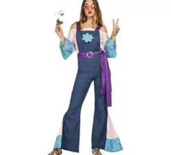 Costume floreale hippie per una donna