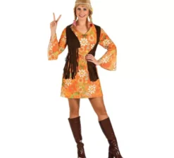 Costume floreale hippy per donna