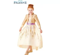 Costume Frozen 2 Anna Gold per bambina