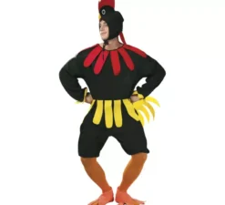 Costume gallo nero per un uomo