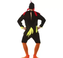 Costume gallo nero per un uomo