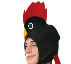 Costume gallo nero per un uomo