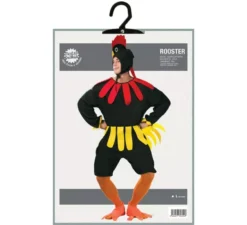Costume gallo nero per un uomo