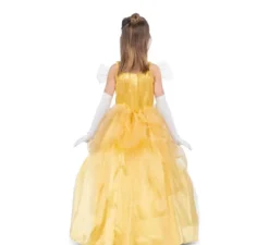 Costume giallo da principessa Belle per bambina