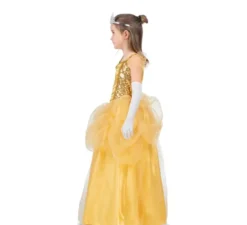 Costume giallo da principessa Belle per bambina