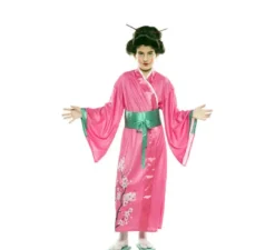 Costume giapponese rosa per bambina
