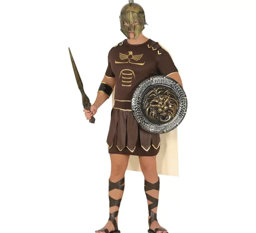 Costume gladius marrone per un uomo