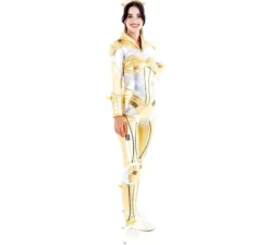 Costume Gold Stellar Robot Woman per donna