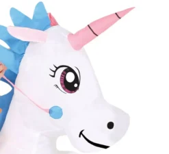 Costume gonfiabile da Fata montando un Unicorno per bambina