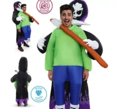 Costume gonfiabile da Morte per adulti