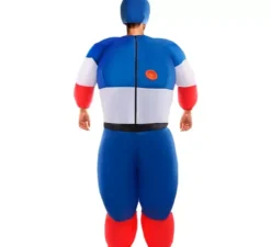 Costume gonfiabile da Star American Hero per adulto