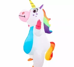 Costume gonfiabile da unicorno per adulto