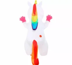 Costume gonfiabile da unicorno per adulto