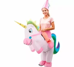 Costume gonfiabile da unicorno per donna