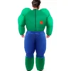 Costume gonfiabile gigante verde per adulto