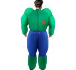 Costume gonfiabile gigante verde per adulto