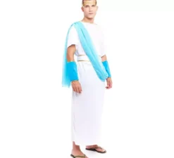 Costume greco da nobiltà bianca per uomo
