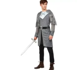costume grigio Warrior King per gli uomini