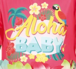 Costume hawaiano tropicale per bambina e neonato