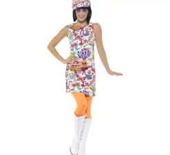 Costume hippie buona onda anni '60 per le donne