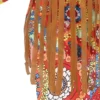 Costume hippie con abito corto per donna