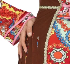 Costume hippie con abito lungo per donna