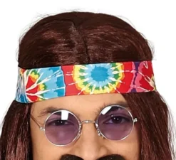 Costume hippie con fiori per uomo