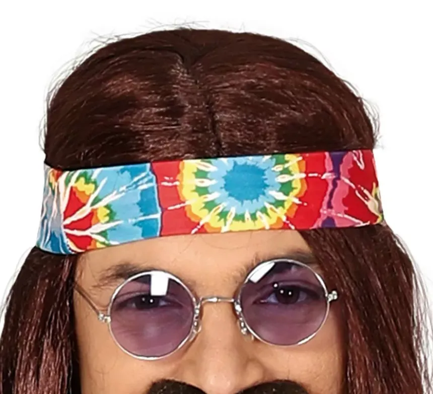 Costume hippie con fiori per uomo