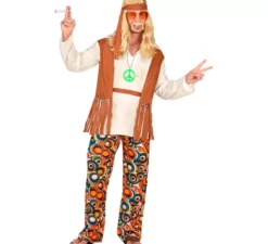 Costume hippie con frange lunghe per uomo
