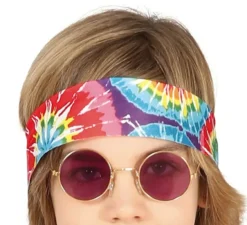 Costume hippie con gilet marrone per bambino