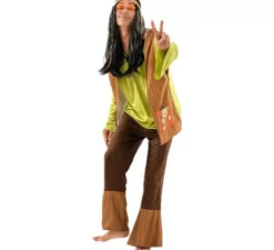 Costume hippie di fiori per un uomo