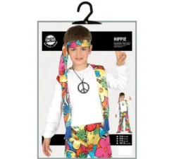 Costume hippie fiorito per bambini