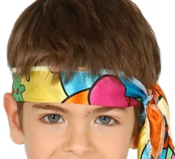 Costume hippie fiorito per bambini